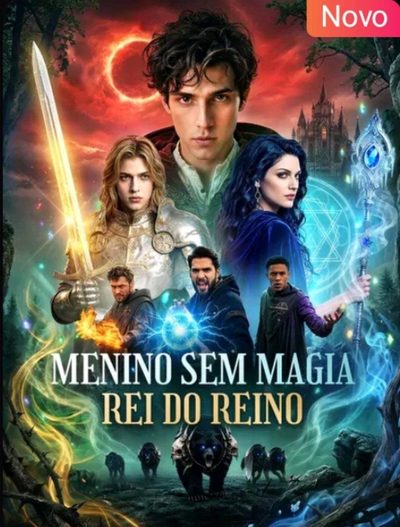 Capa da minissérie Menino Sem Magia Rei do Reino