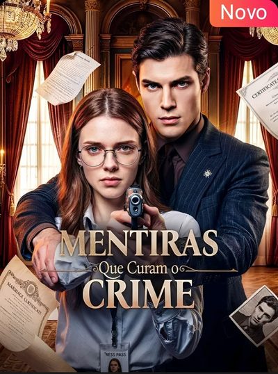 Capa da minissérie Mentiras que Curam o Crime
