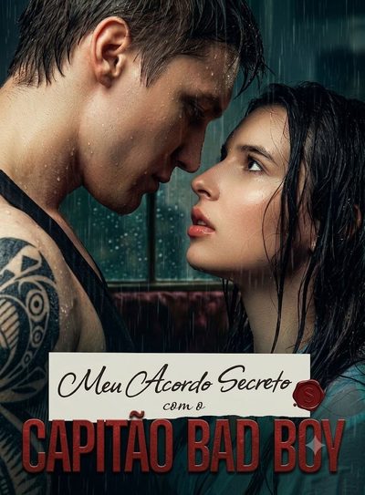 Capa da minissérie Meu Acordo Secreto com o Capitão Bad Boy