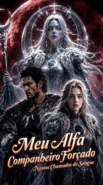 Capa da minissérie Meu Alfa Companheiro ForçadoNossos Chamados de Sangue