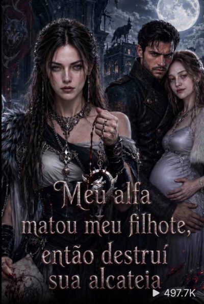 Capa da minissérie Meu Alfa Matou Meu Filhote, Então Destruí Sua Alcateia