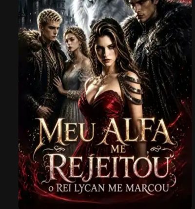 Capa da minissérie Meu Alfa Me Rejeitou , o Rei Lycan Me Marcou