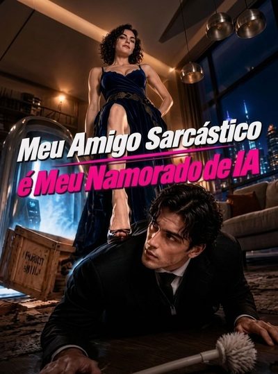 Capa da minissérie Meu Amigo Sarcástico É Meu Namorado de Ia
