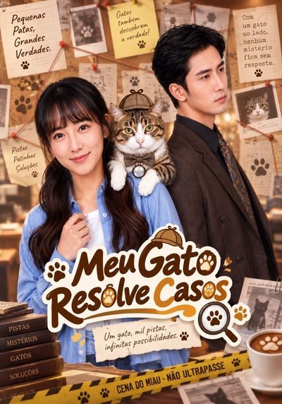 Capa da minissérie Meu Gato Resolve Casos