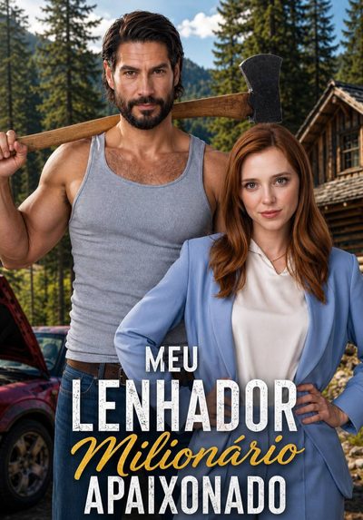 Capa da minissérie Meu Lenhador Milionário Apaixonado