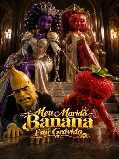 Capa da minissérie Meu Marido Banana, Está Grávido