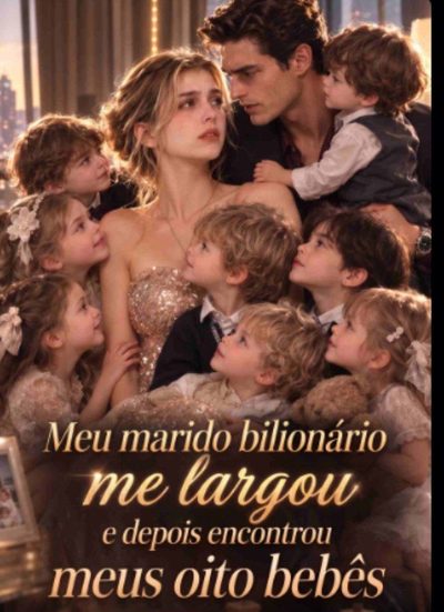 Capa da minissérie Meu Marido Bilionário Me Largou e Depois Encontrou Meus Oito Bebês -