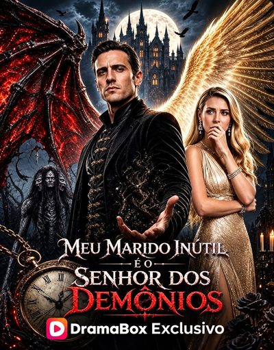 Capa da minissérie Meu Marido Inútil É o Senhor dos Demônios