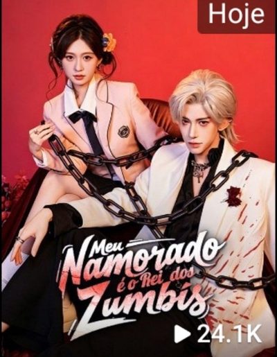 Capa da minissérie Meu Namorado É o Rei dos Zumbis