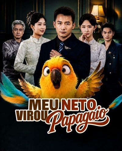 Capa da minissérie Meu Neto Virou Papagaio