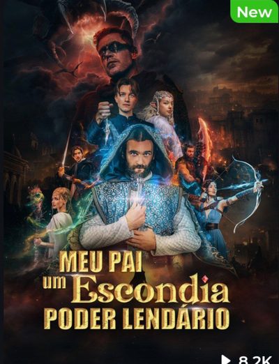 Capa da minissérie Meu Pai Escondia um Poder Dublado