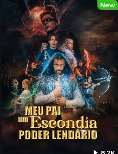 Capa da minissérie Meu Pai Escondia um Poder Lendário Legendado