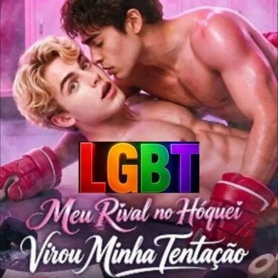 Capa da minissérie Meu Rival de Hóquei Virou Minha Tentação Lgbt