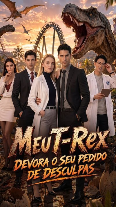 Capa da minissérie Meu T-Rex Devora o seu Pedido de Desculpas