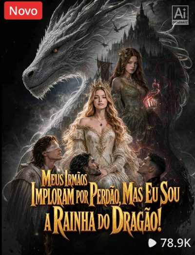 Capa da minissérie Meus Irmãos Imploram Perdão Mas Eu Sou a Rainha do Dragão!