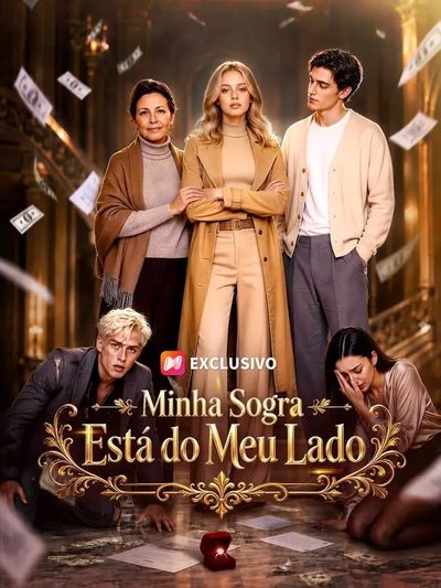 Capa da minissérie Minha Sogra Está ao Meu Lado