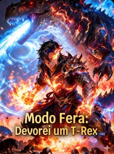 Capa da minissérie Modo Fera: Devorei um T-rex