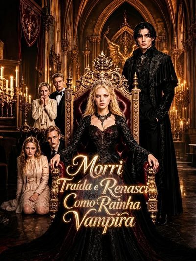 Capa da minissérie Morri Traída e Renasci Como Rainha Vampira