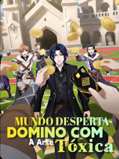 Capa da minissérie Mundo Desperta Domino com a Arte Tóxica