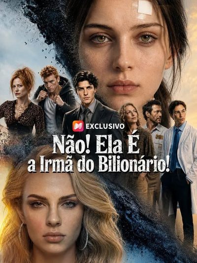 Capa da minissérie Não! Ela É a Irmã do Bilionário!