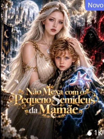 Capa da minissérie Não Mexa com o Pequeno Semideus da Mamãe