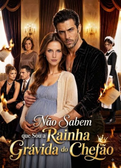 Capa da minissérie Não Sabem que Sou a Rainha Grávida do Chefão -