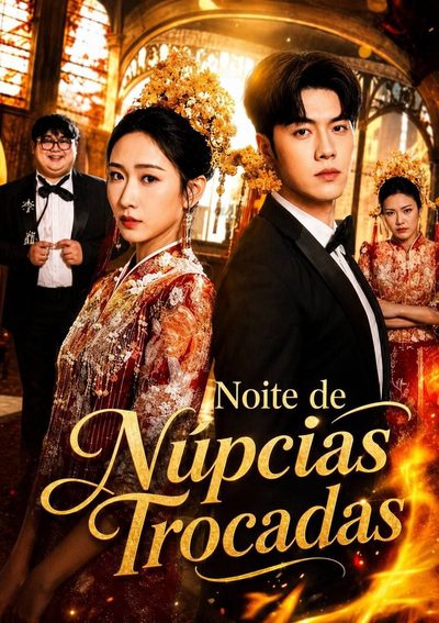 Capa da minissérie Noite de Núpcias Trocadas Entrei no Quarto do Tio do Meu Noivo