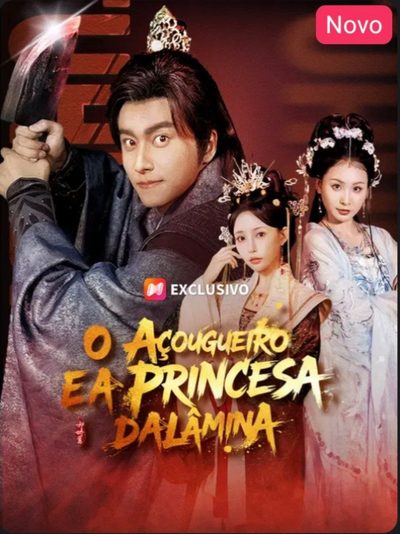Capa da minissérie O Açougueiro e a Princesa da Lâmina