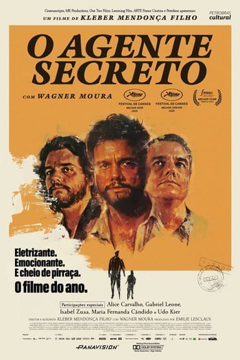 Capa da minissérie O Agente Secreto (2025)