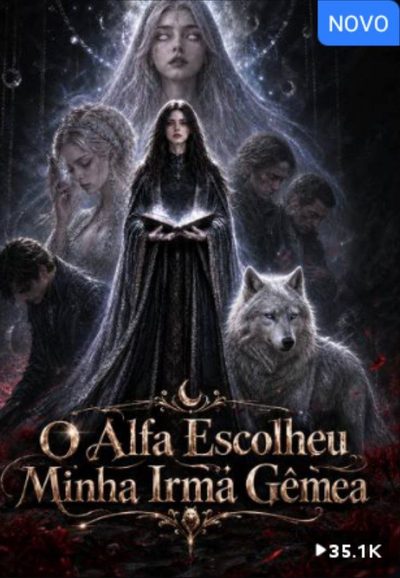 Capa da minissérie O Alfa Escolheu Minha Irmã Gêmea