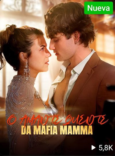 Capa da minissérie O Amante Quente da Máfia Mamma