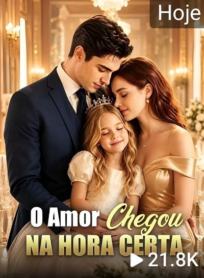 Capa da minissérie O Amor Chegou na Hora Certa