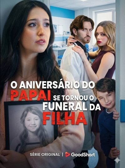 Capa da minissérie O ANIVERSÁRIO DO PAPAI SE TORNOU O FUNERAL DA FILHA Daddy's Birthday Became Daughter's Funeral