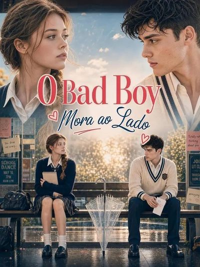 Capa da minissérie O Bad Boy Mora ao Lado -