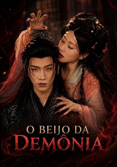 Capa da minissérie O Beijo da Demônia