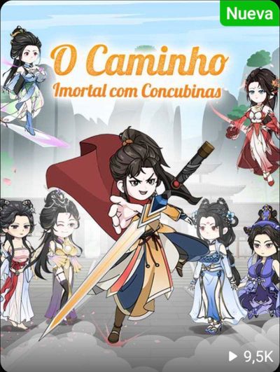 Capa da minissérie O Caminho Imortal com Concubinas