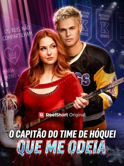 Capa da minissérie O Capitão do Time de Hóquei que Me Odeia