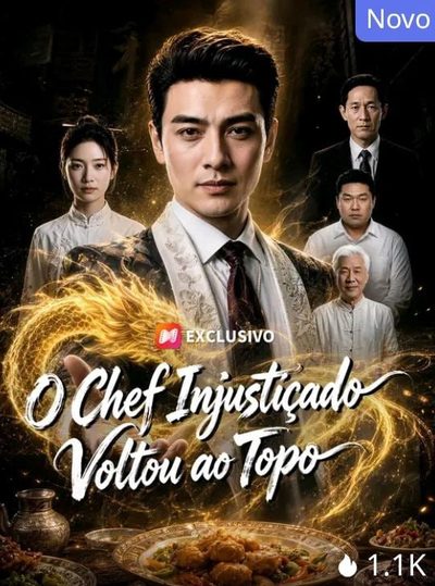 Capa da minissérie O Chef Injustiçado Volta ao Topo