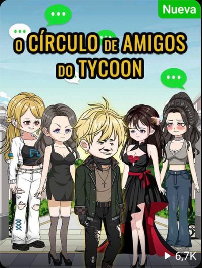 Capa da minissérie O Círculo de Amigos do Tycoon