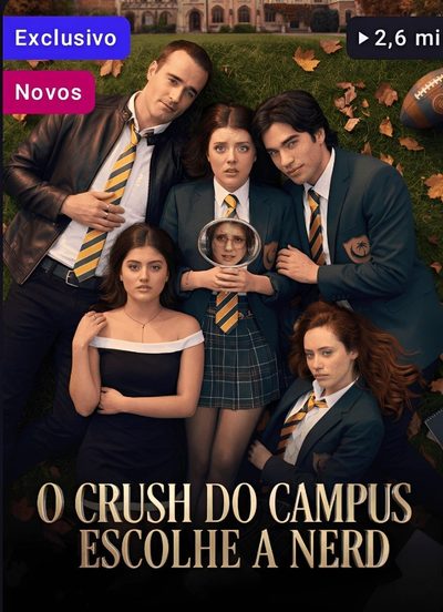 Capa da minissérie O Crush do Campus Escolhe a Nerd