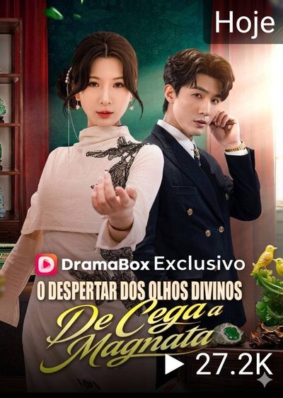 Capa da minissérie O Despertar dos Olhos Divinos de Cega a Magnata