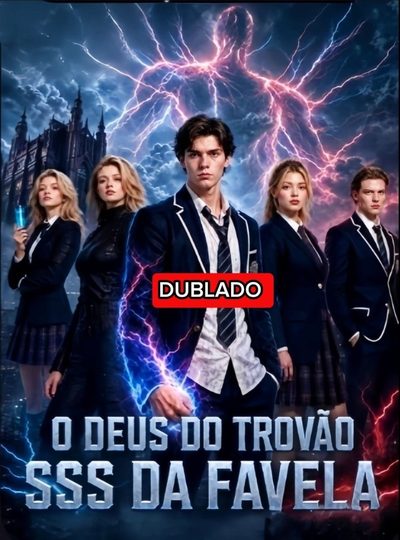 Capa da minissérie O Deus do Trovão Sss da Favela
