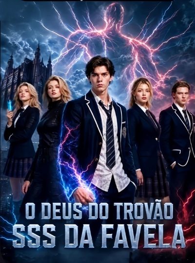 Capa da minissérie O Deus do Trovão Sss da Favela