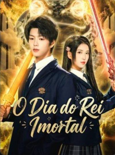 Capa da minissérie O Dia do Rei Imortal