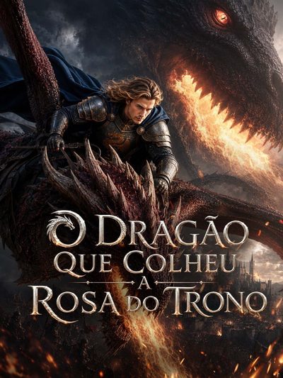 Capa da minissérie O Dragão que Colheu a Rosa do Trono -