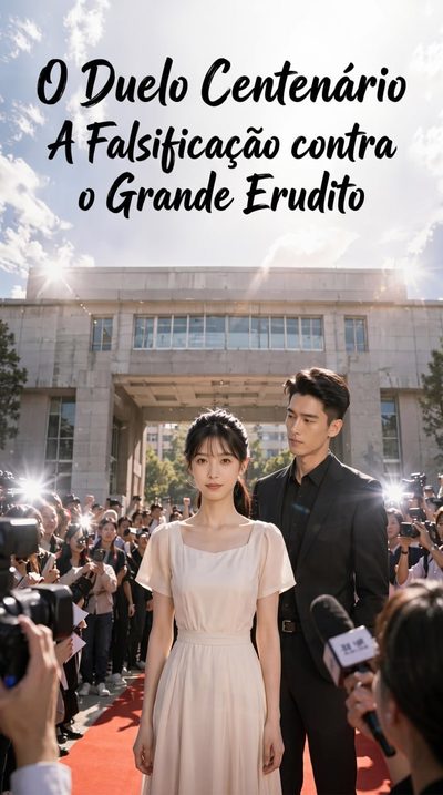 Capa da minissérie O Duelo Centenário A Falsificação contra o Grande Erudito
