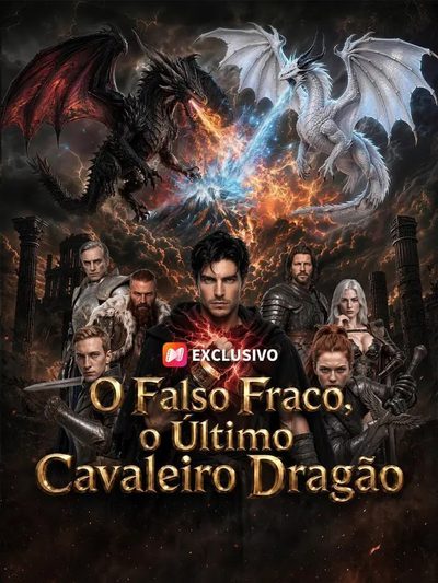 Capa da minissérie O Falso Fraco, o Último Cavaleiro Dragão Dublado