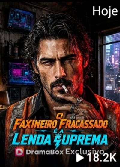 Capa da minissérie O Faxineiro Fracassado É a Lenda Suprema