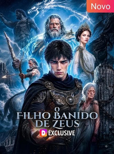 Capa da minissérie O Filho Banido de Zeus