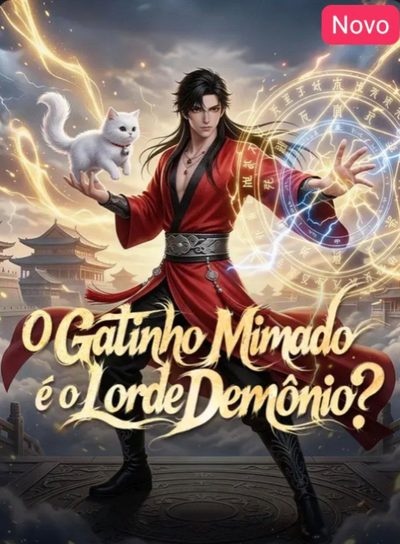 Capa da minissérie O Gatinho Mimado É o Lorde Demônio?